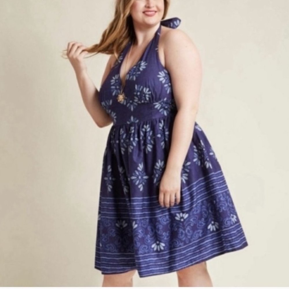 ModCloth halter floral summer dress